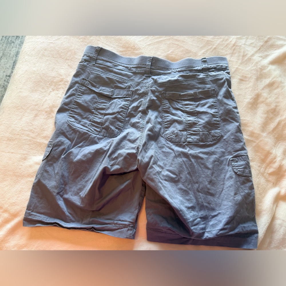 Lee Women's Slate Blue Cargo Bermuda Shorts - Picture 7 of 10